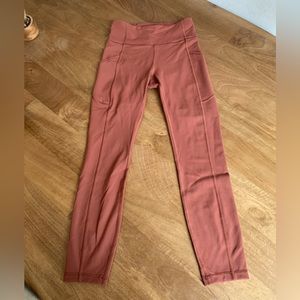 Lululemon Fast and Free with pockets (25”)